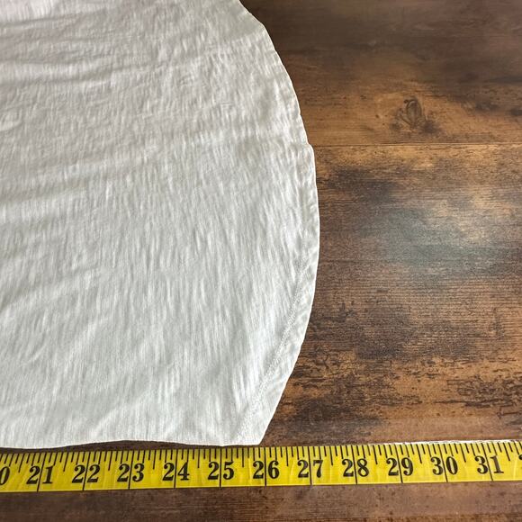 NWT Gap Relaxed Slub Knit Lace Up Top XL 100 Cotton Shirt Boho Coastal Beachy - Picture 4 of 8